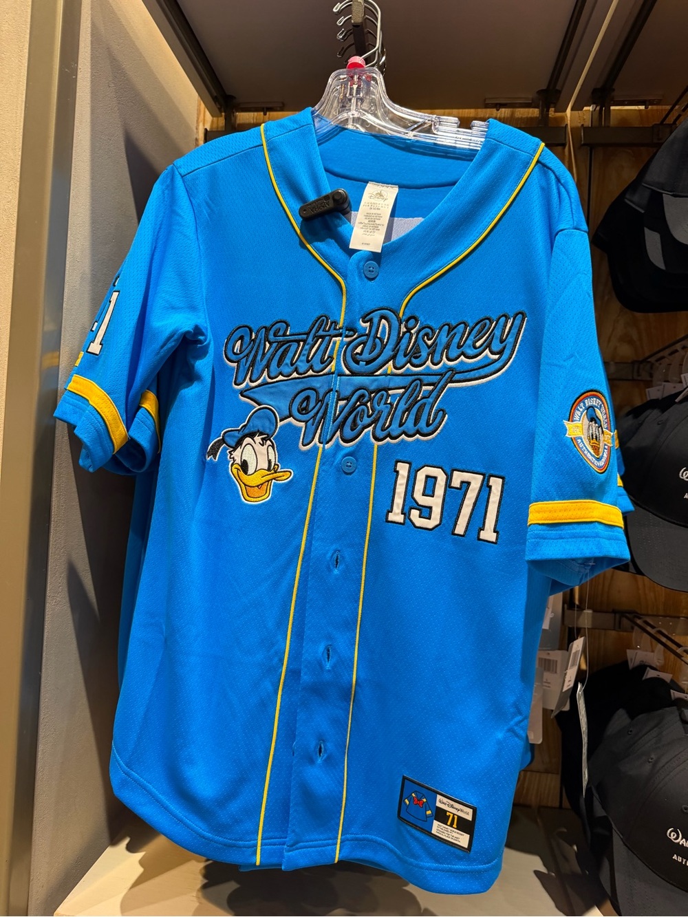 Disney Parks 2026 Walt Disney World Donald Duck Baseball Jersey adults